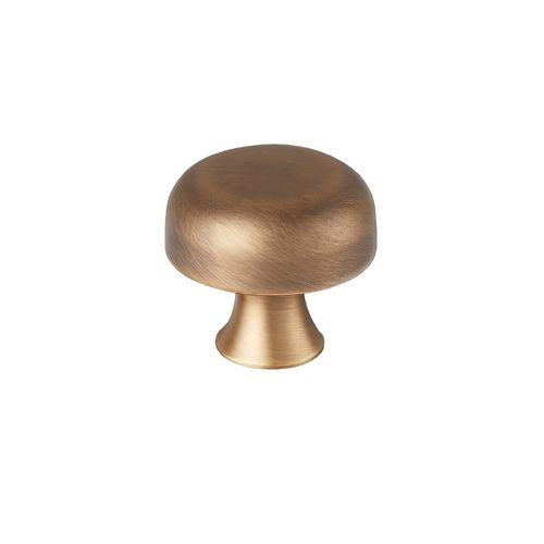 Armac Martin - Washwood Solid Brass Round Cabinet Knob