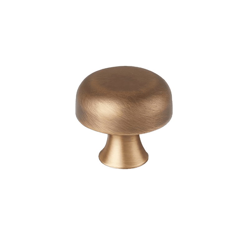 Armac Martin - Washwood Solid Brass Round Cabinet Knob