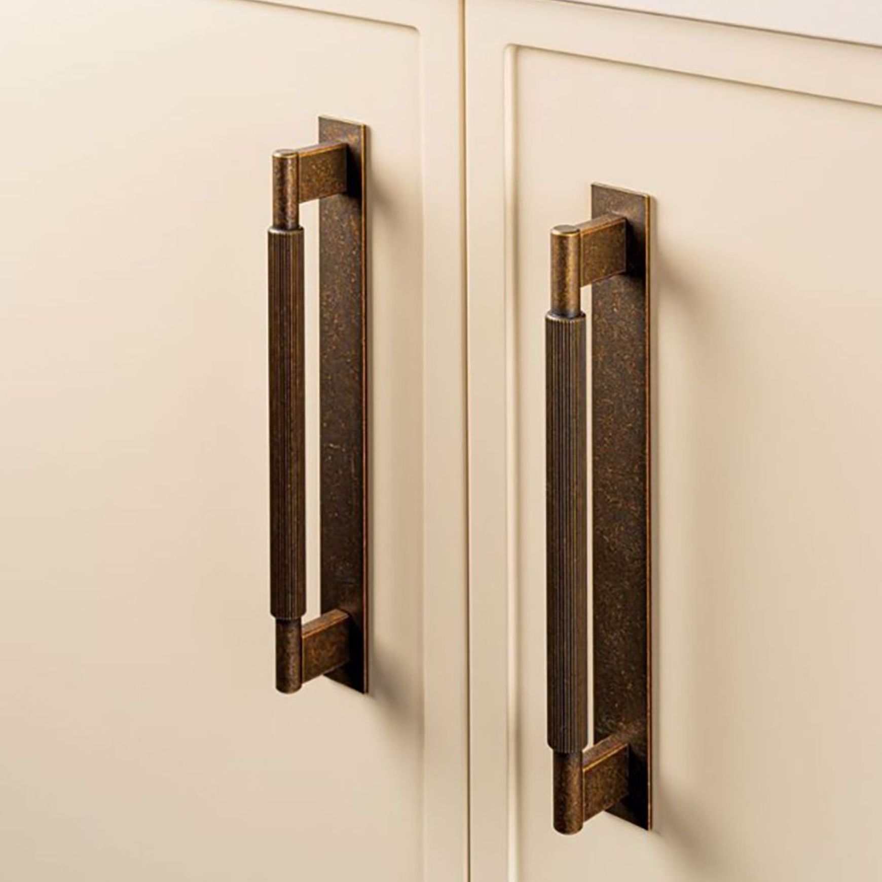 Momo Arpa Cabinet D Handle and Backplate