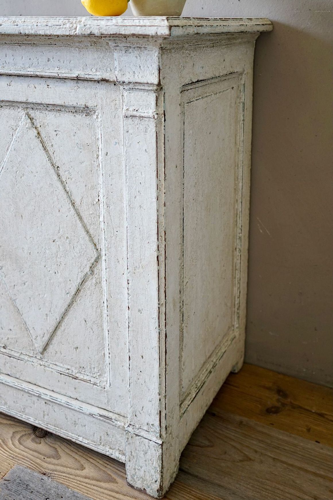 French Antique Painted Sideboard