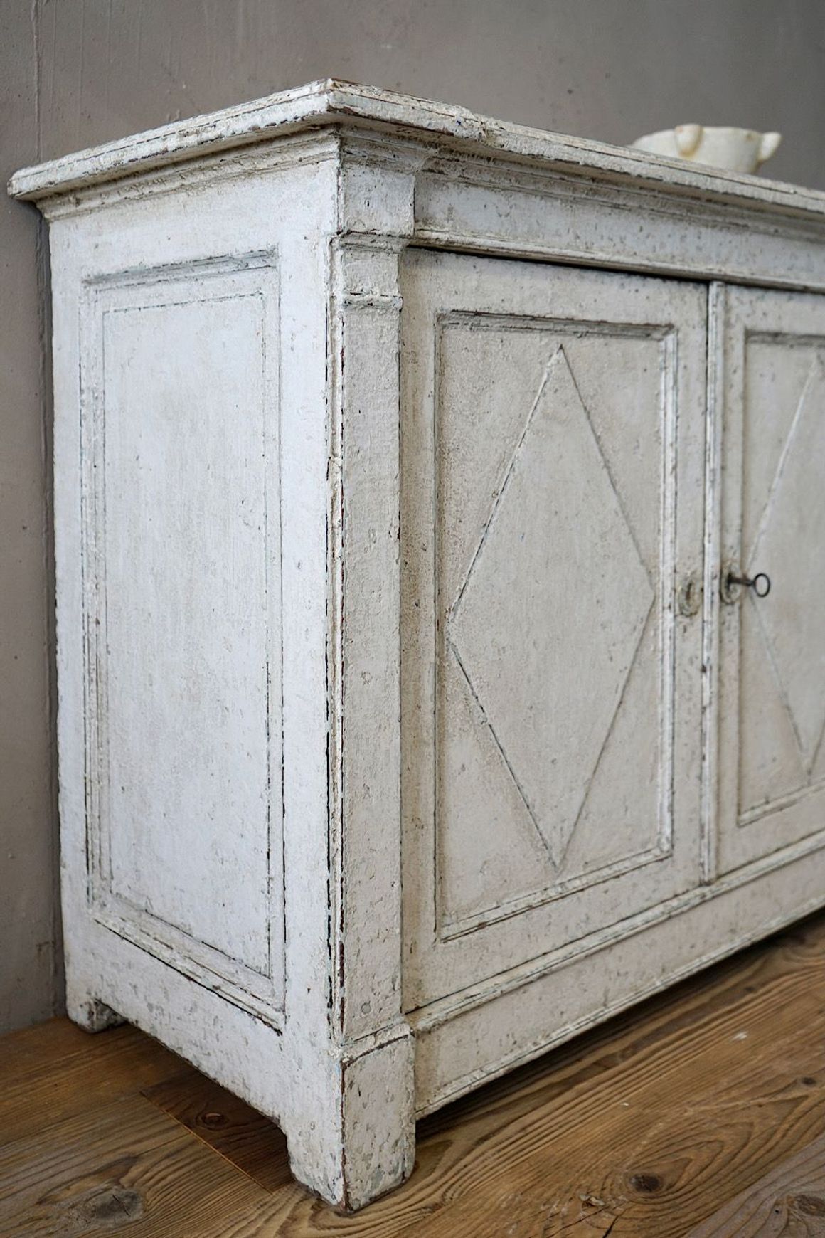 French Antique Painted Sideboard