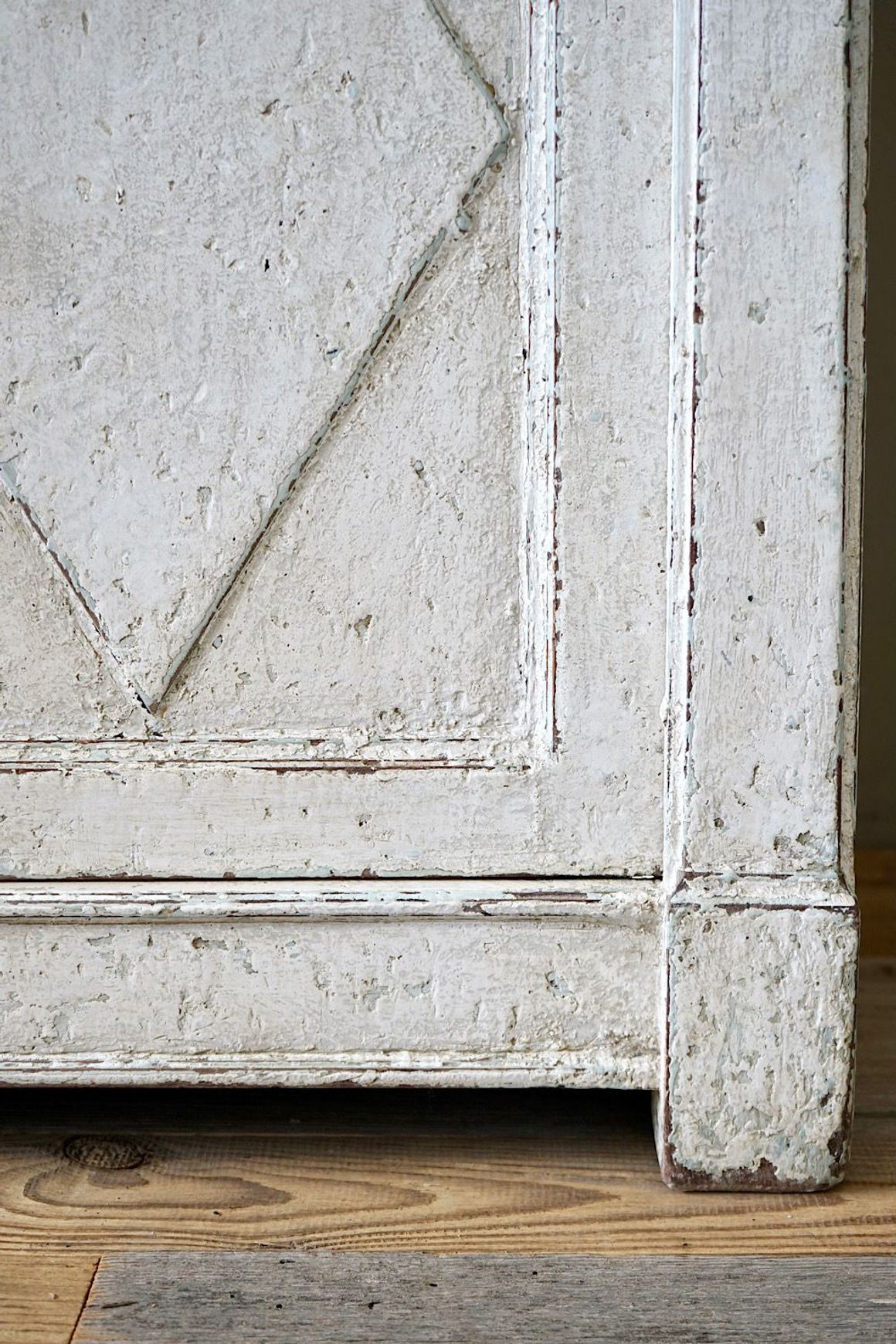 French Antique Painted Sideboard