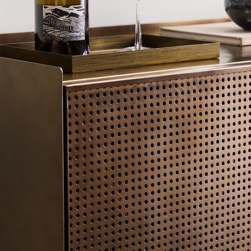 Locke Perforated Metal Cabinet