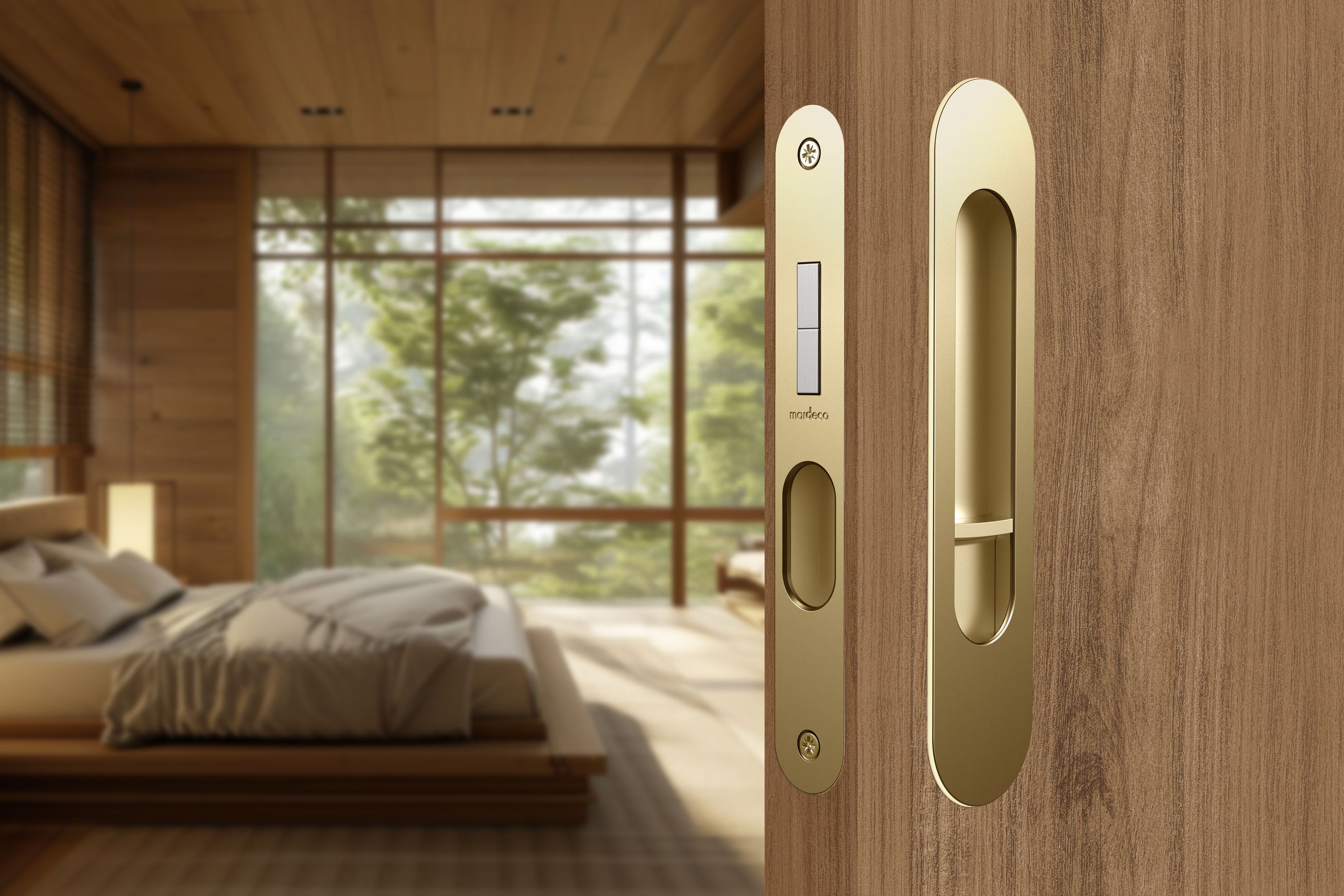 Oval M-Series 9004 Flush Pull Privacy Set
