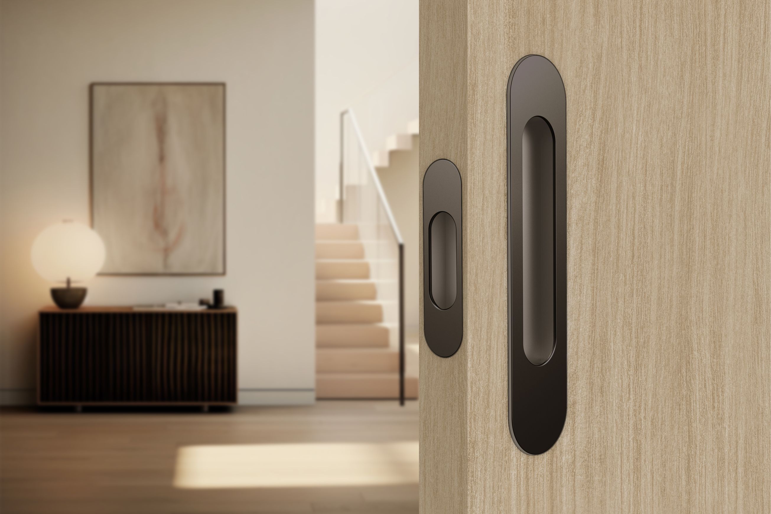 Mardeco Oval M-Series 9008 Flush Pull Set