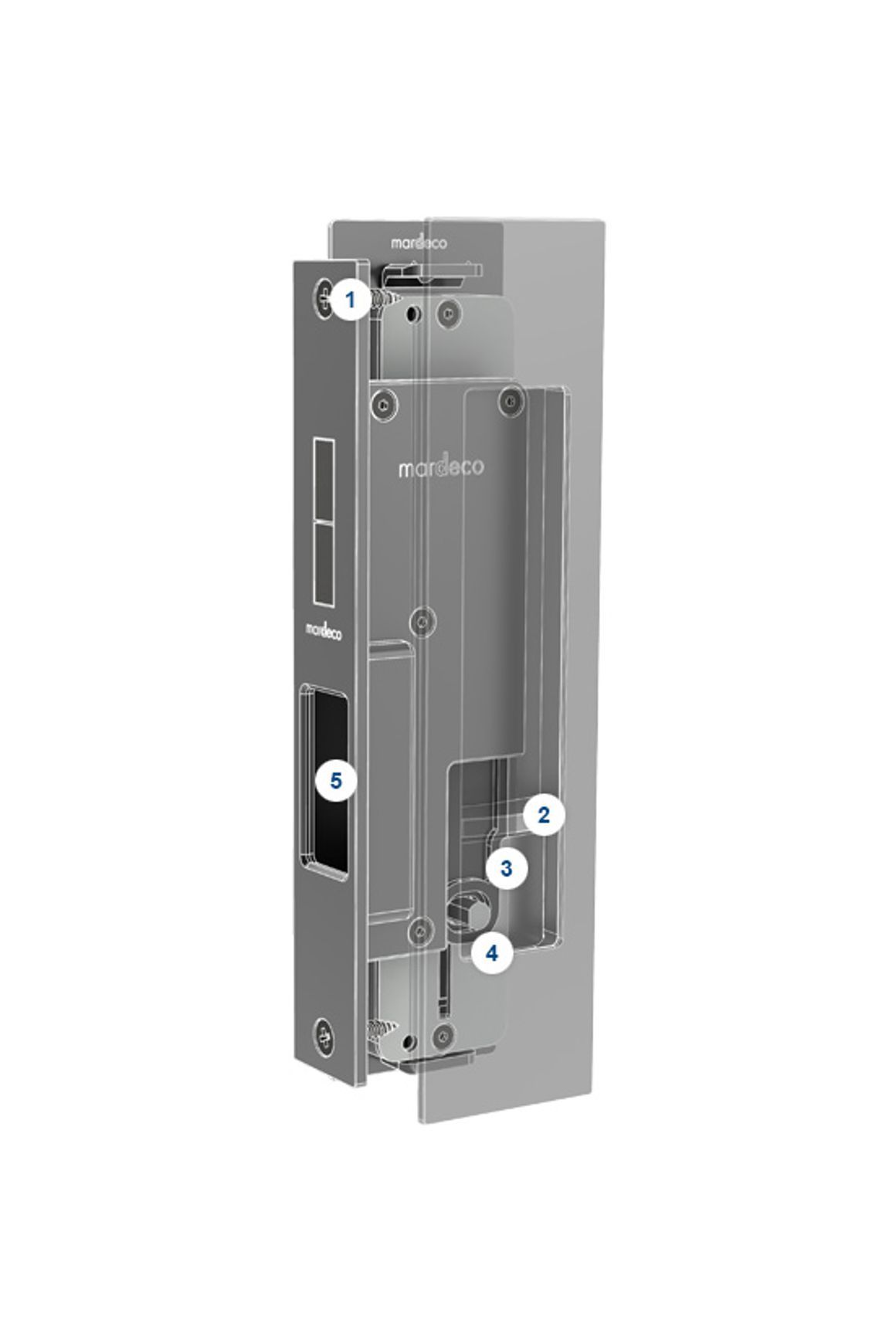 M-Series Flush Pull Privacy Set