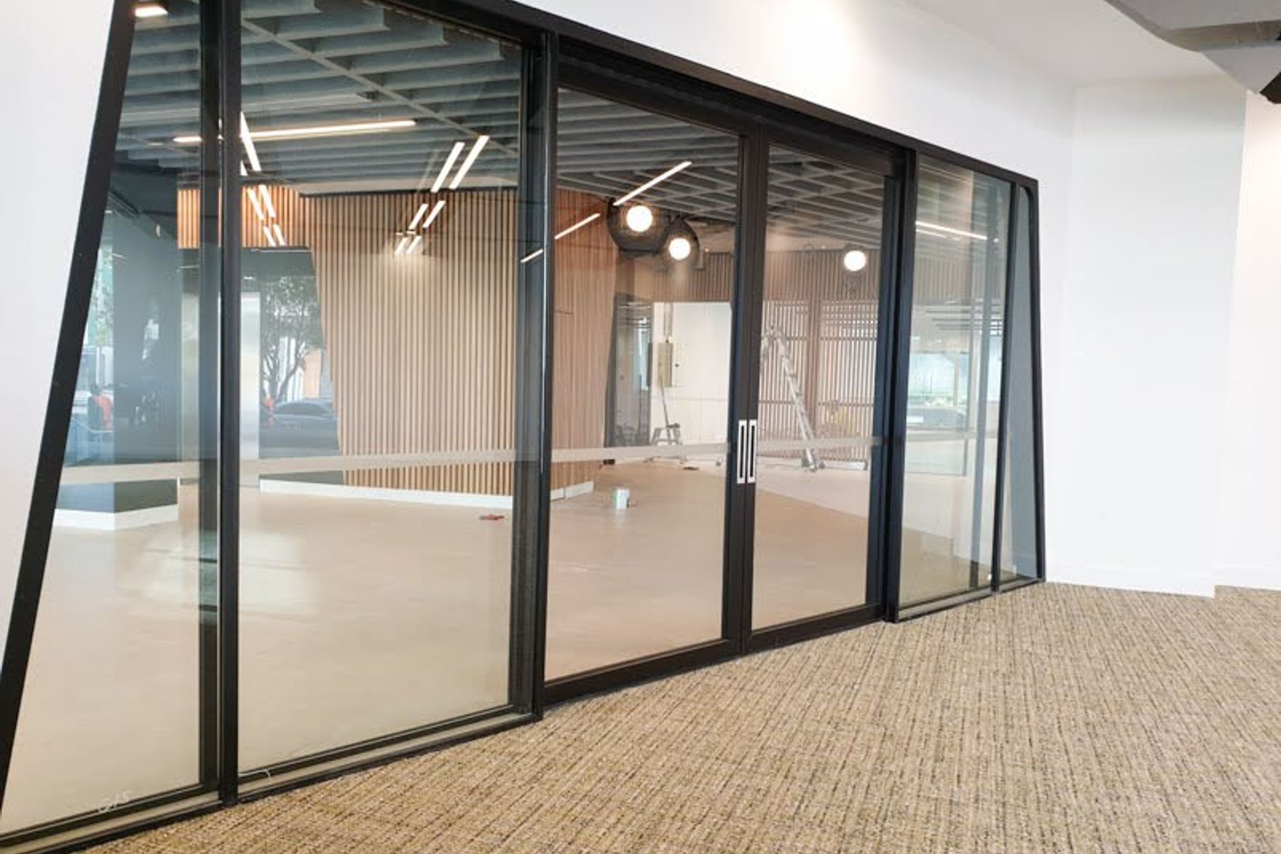 Acoustic Solid & Glass Sliding Doors