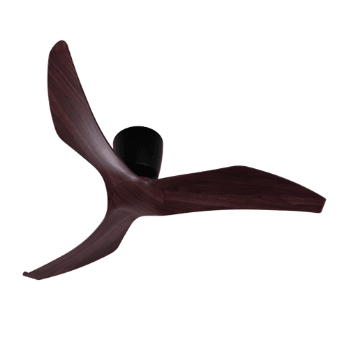 Aeratron FR Ceiling Fan - Black/Dark Timber Finish