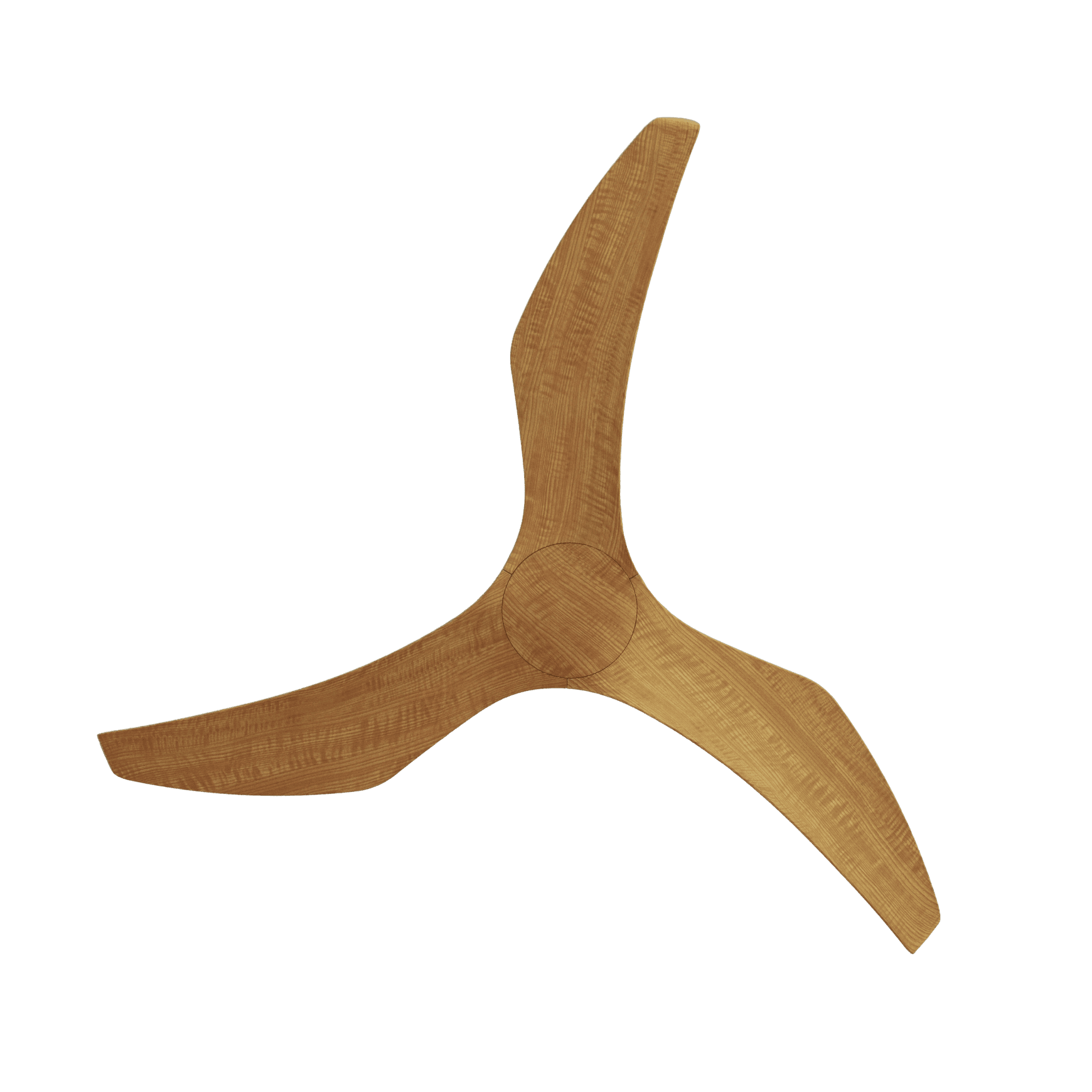 Aeratron FR Ceiling Fan - Black/Light Timber Finish