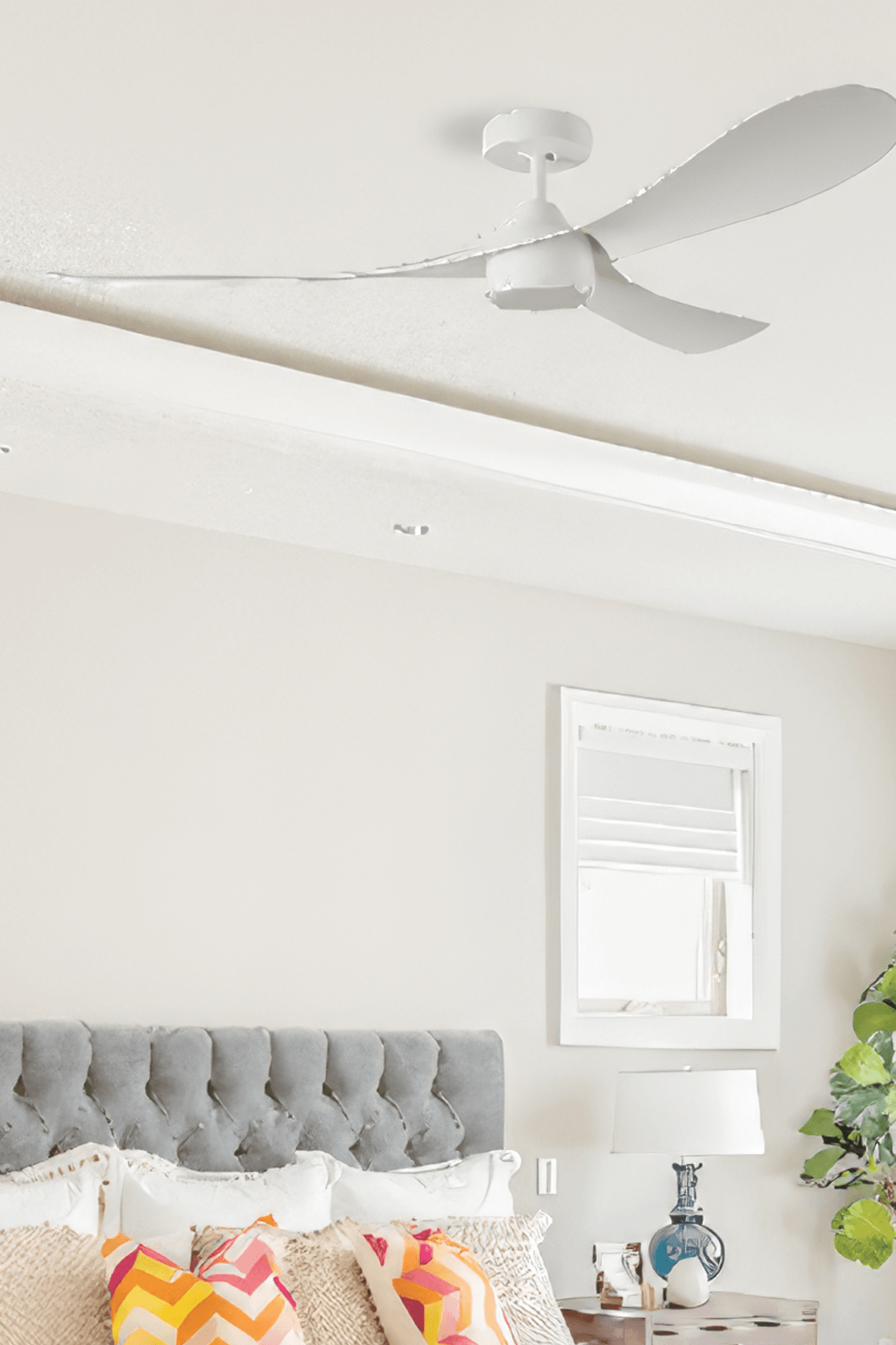 Milano SLIDER NOVA White (Solid Timber) Blade Fan - LE