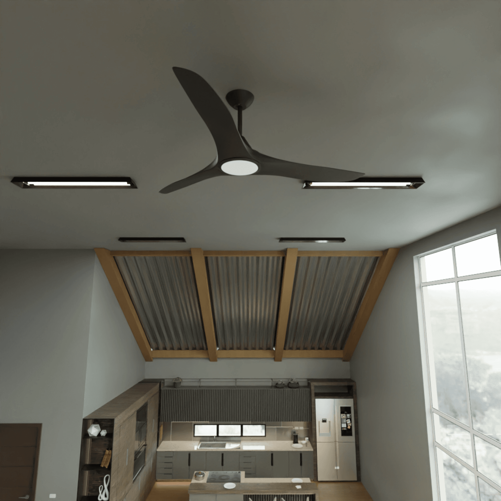 CloudFan Smart Indoor/Outdoor 3-Blade Ceiling Fan