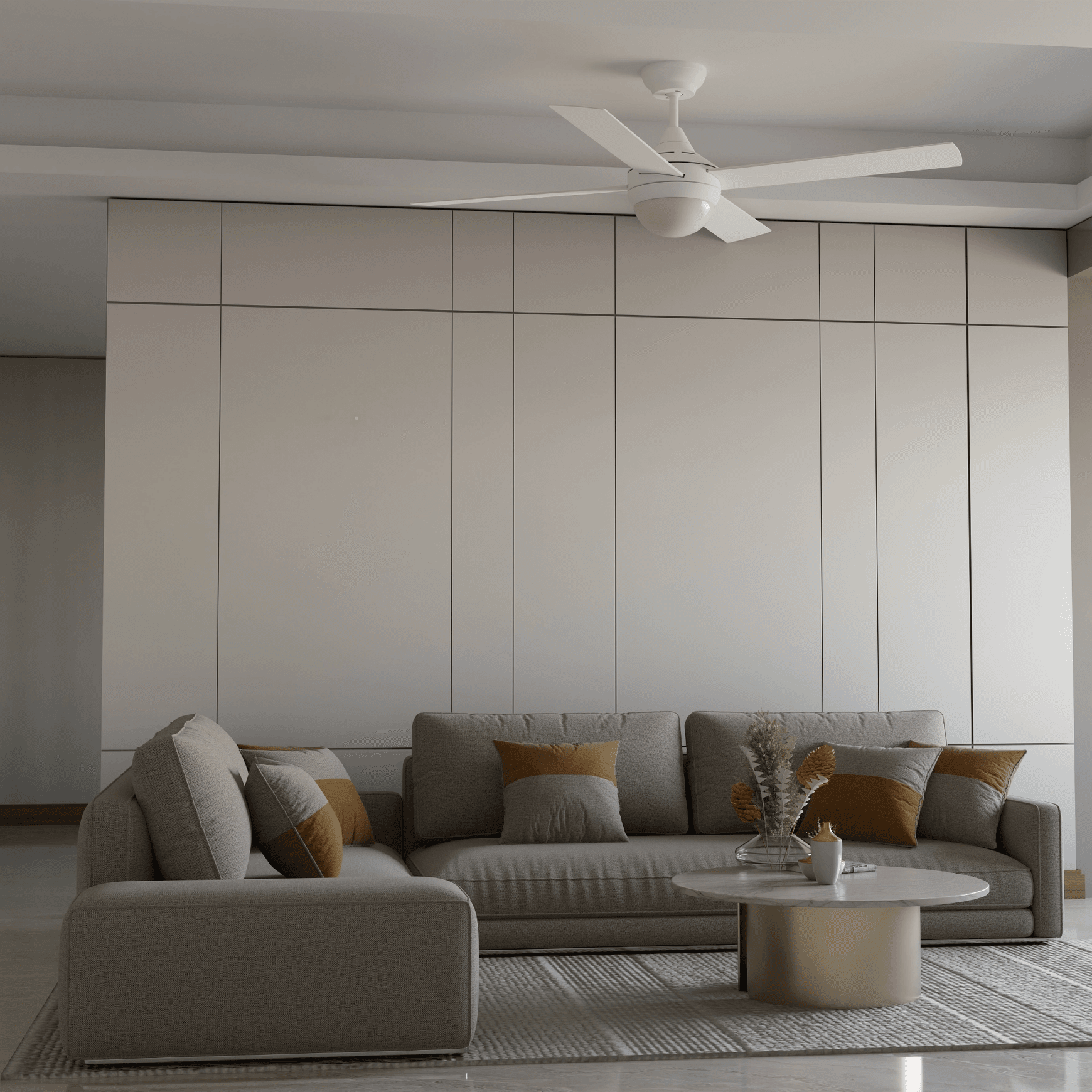Heron 4-Blade Indoor/Outdoor Ceiling Fan