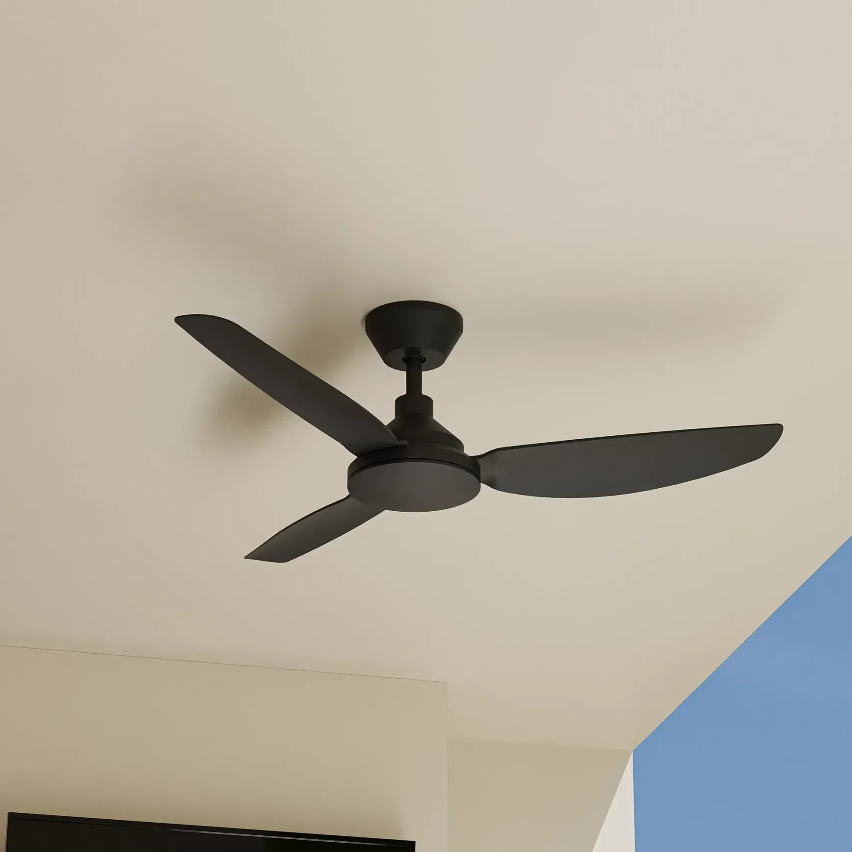 Sora Indoor/Outdoor Quick-Install 3-Blade Ceiling Fan