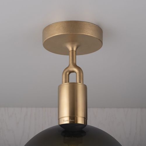 Forked Globe Ceiling Light | Smoked