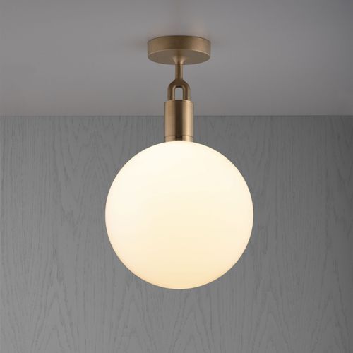 Forked Globe Ceiling Light | Opal