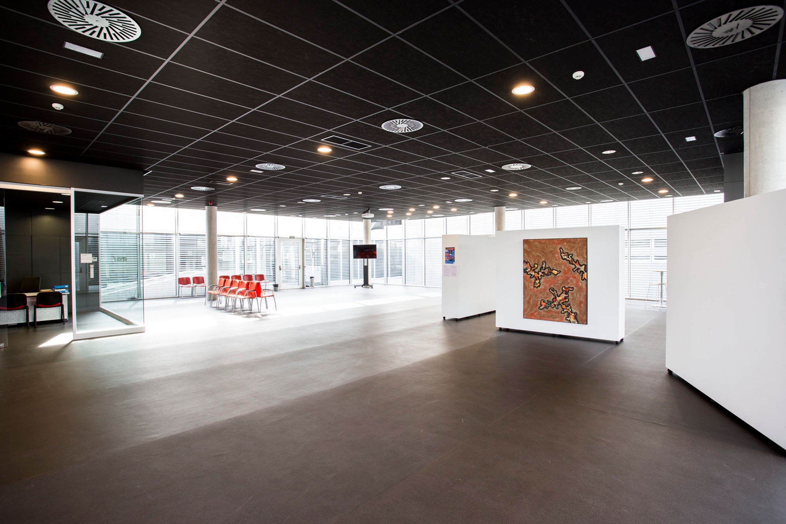 Ecophon Sombra™ A Black Acoustic Ceiling Tile