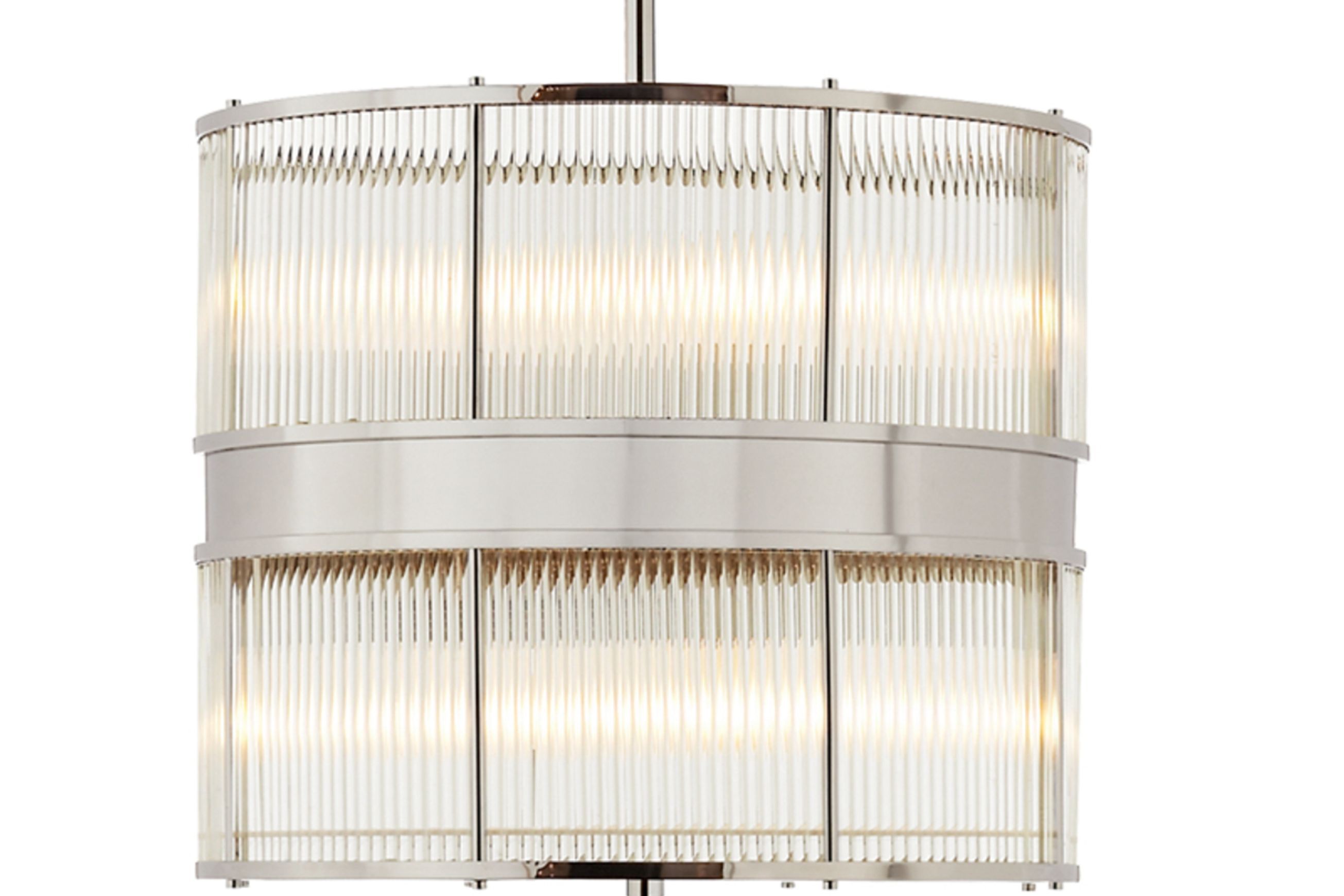 Allen Large Chandelier – Nickel