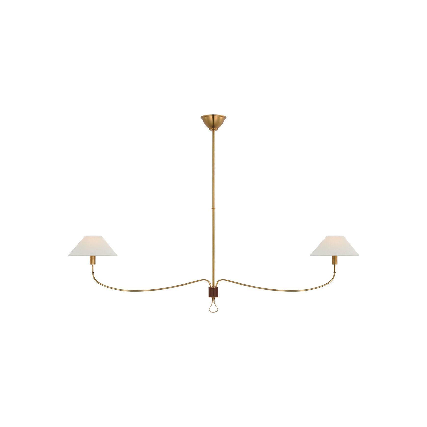 Visual Comfort Alexa Hampton Griffin Grande Linear Chandelier