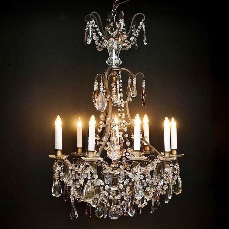 Large Antique French Chandelier