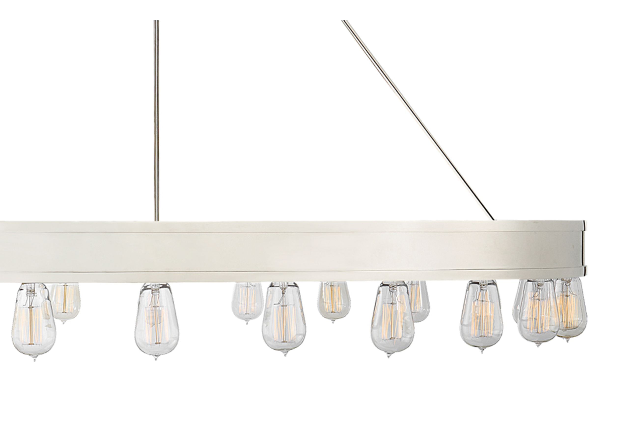 Roark 50″ Modular Ring Chandelier – Nickel