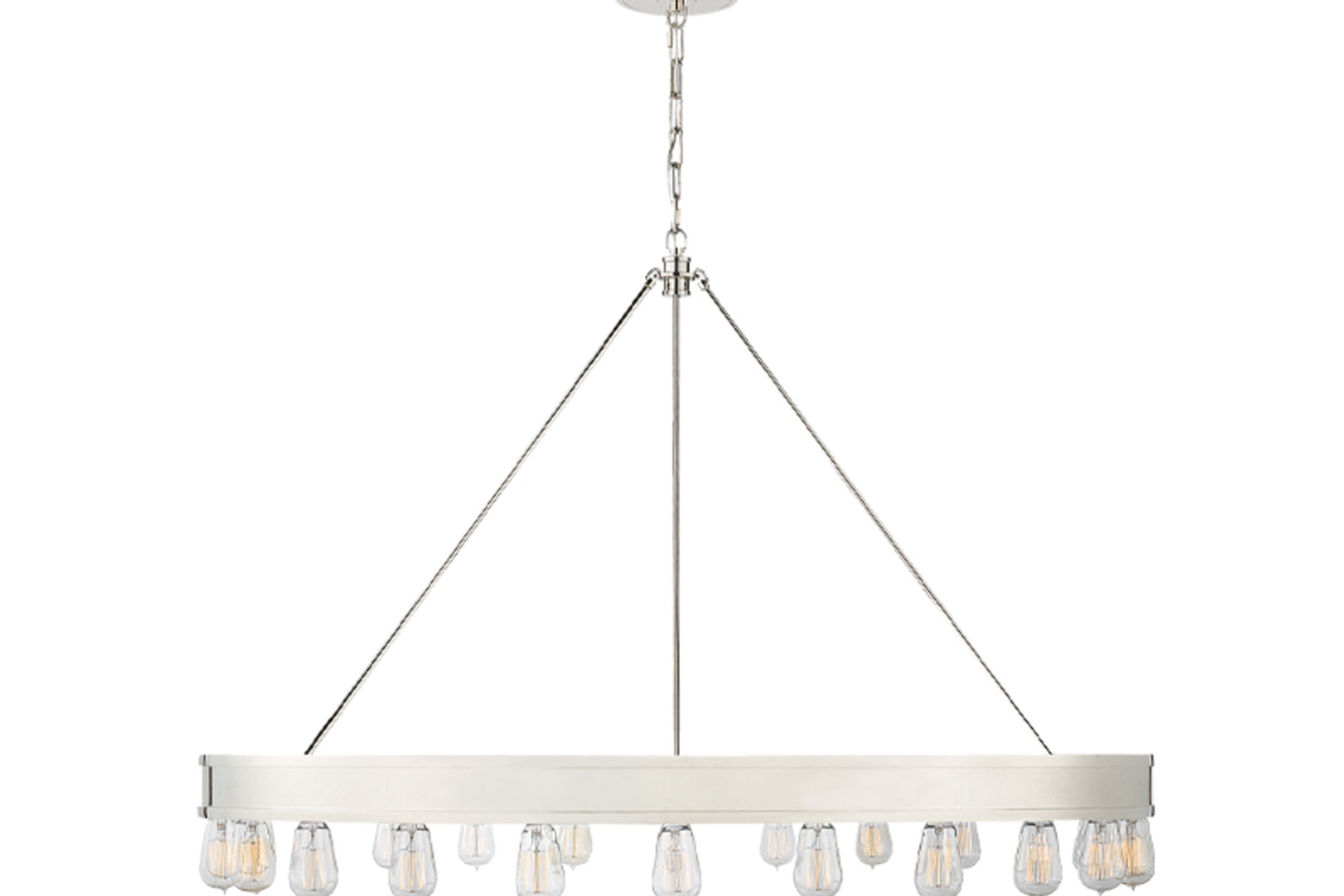 Roark 50″ Modular Ring Chandelier – Nickel
