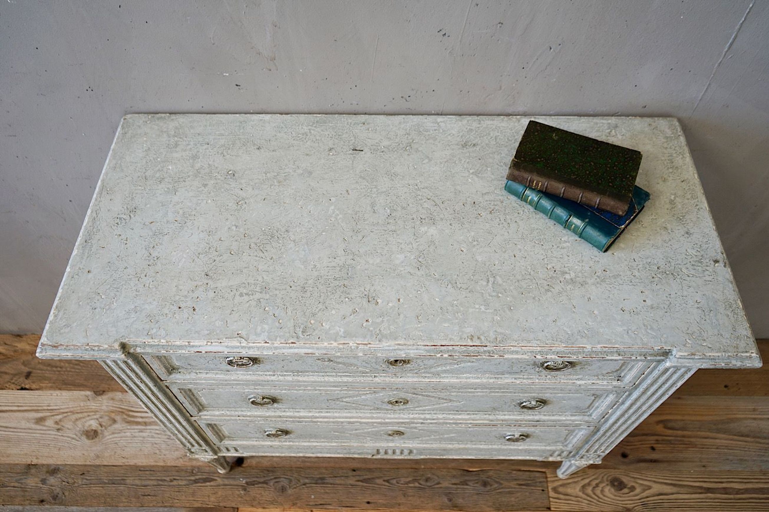 Antique French Directoire Painted Commode