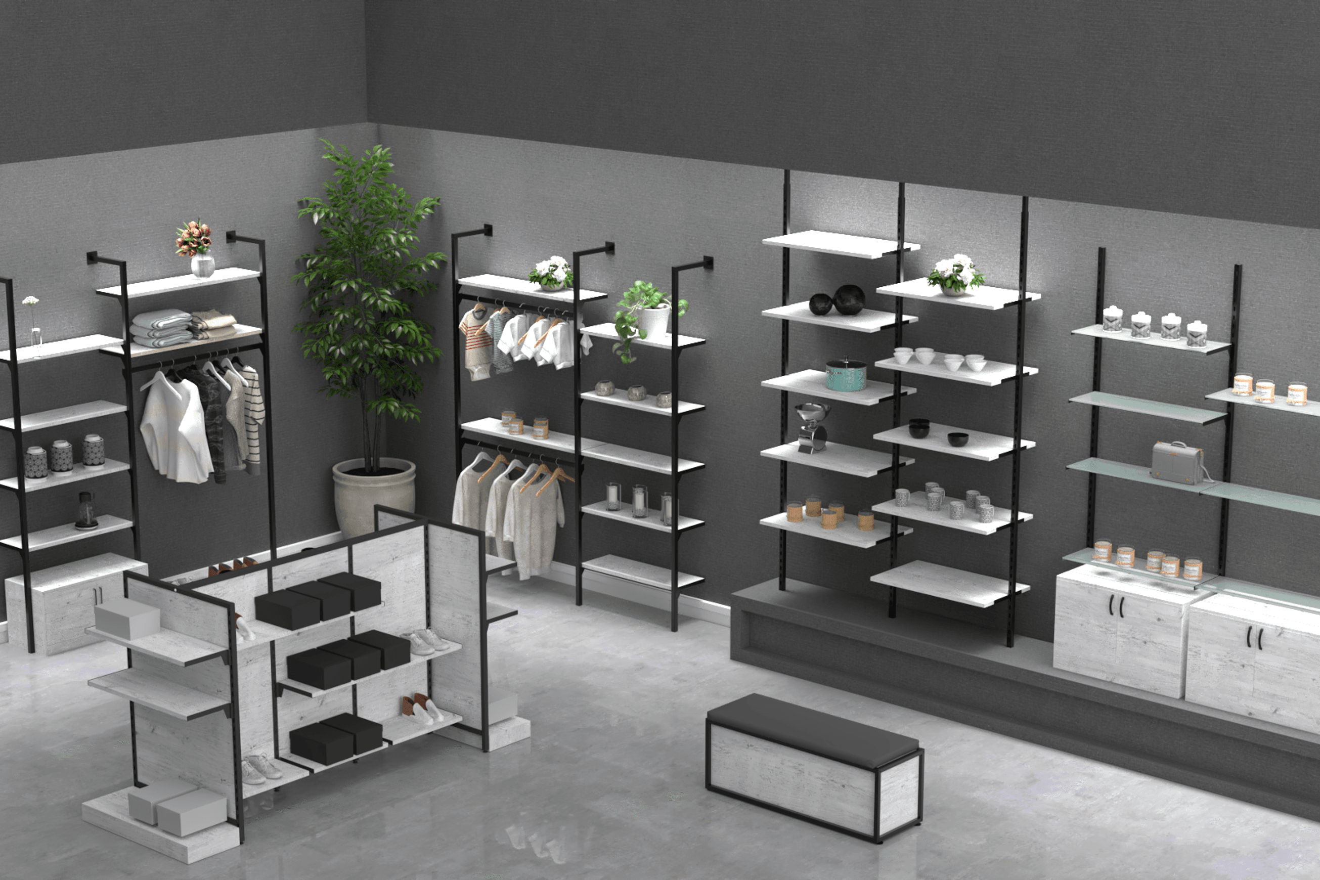FlexiWall Modular Display System