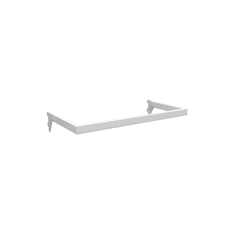 Flexiwall 50 Side Hang Rail 600mm White