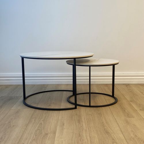 Serena Round Nesting Coffee Tables
