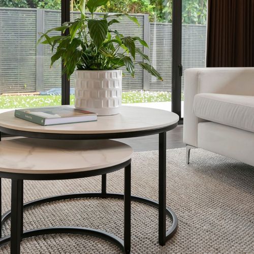 Serena Round Nesting Coffee Tables