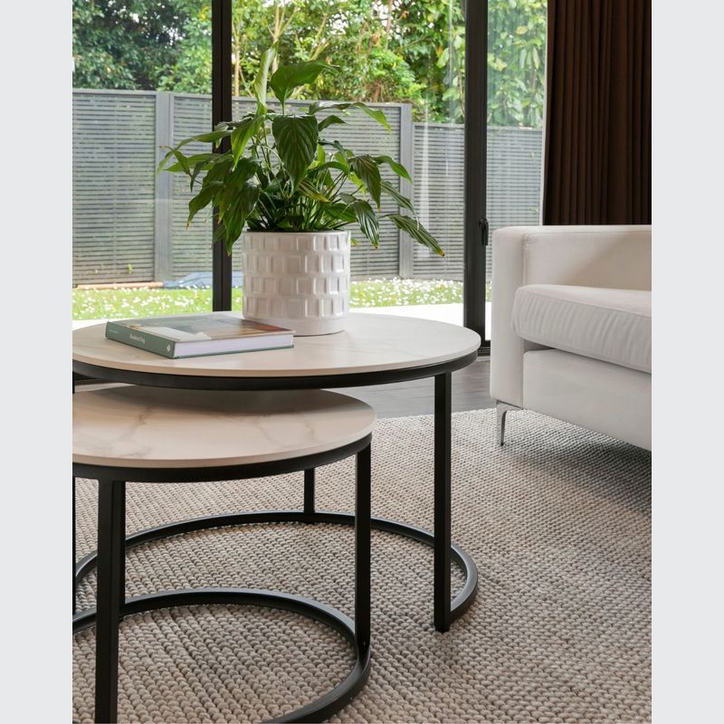 Serena Round Nesting Coffee Tables