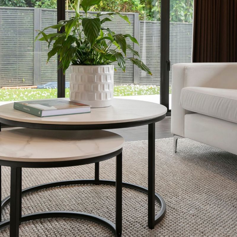 Serena Round Nesting Coffee Tables