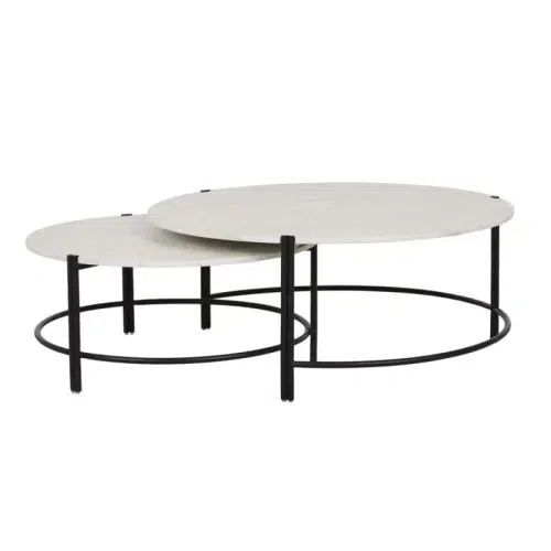 Atlas Twin Nest Marble Coffee Table