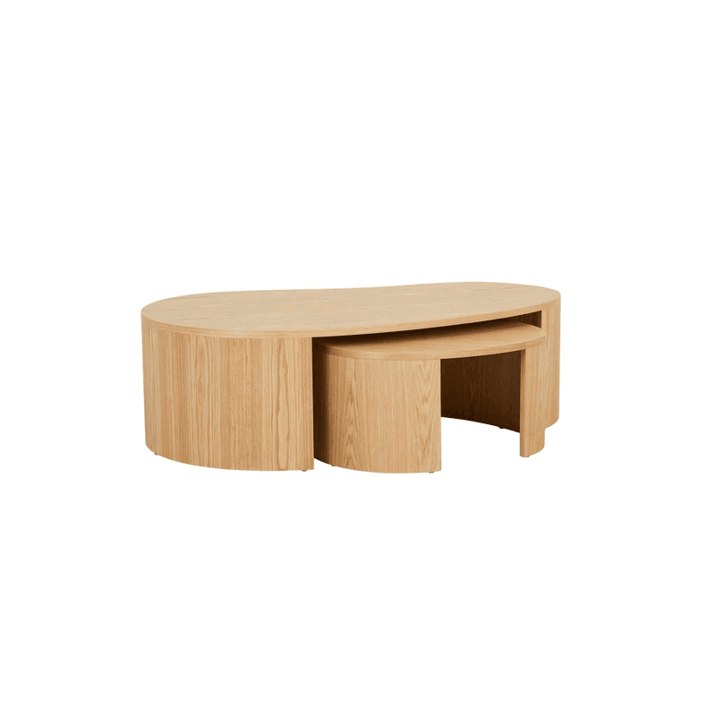 Oberon Curve Nest of 2 Coffee Tables