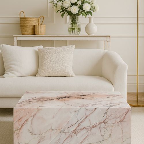Block Coffee Table - Cherry Blossom | Natural Stone Co.