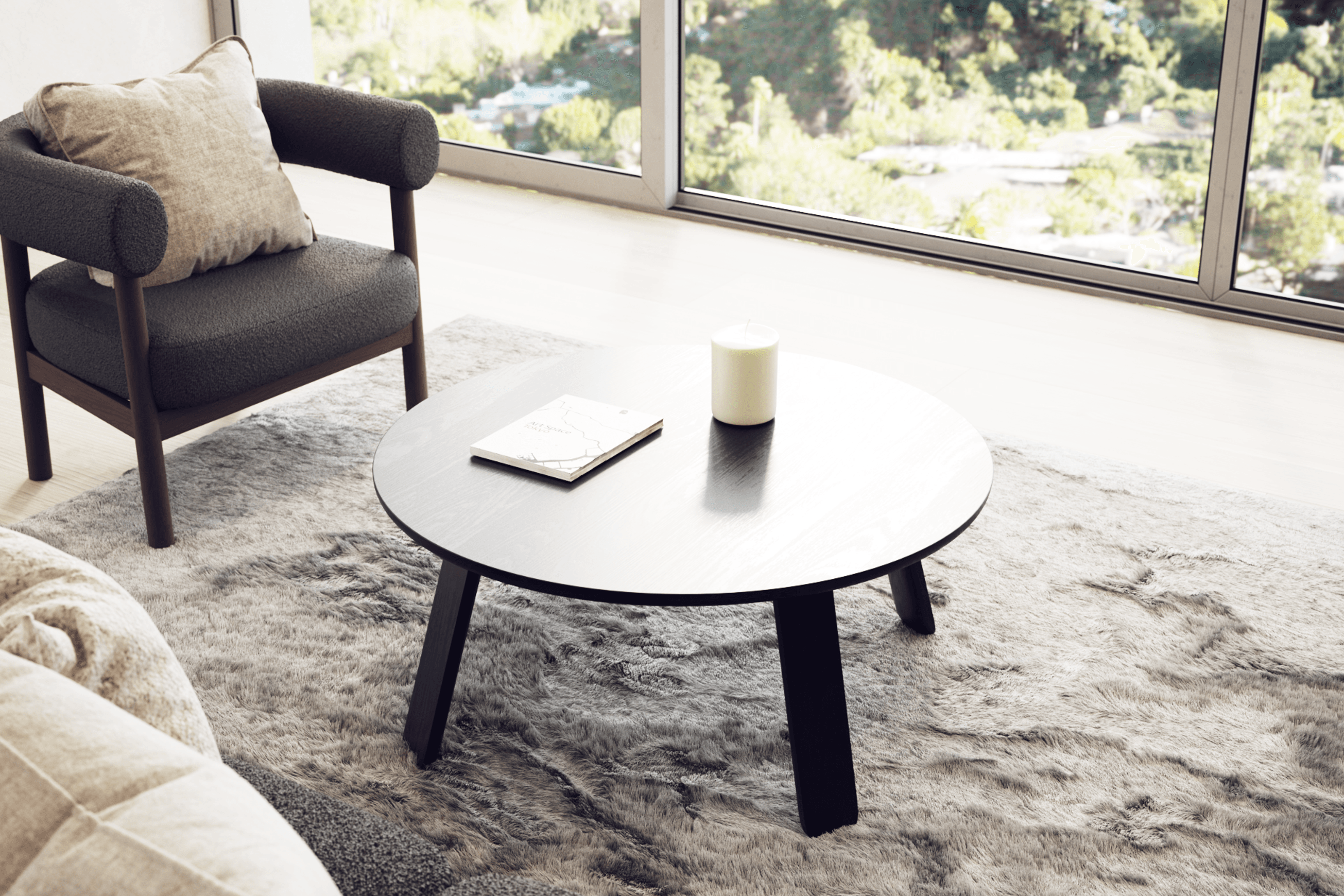 Mateo Coffee Table - Round - 90cm