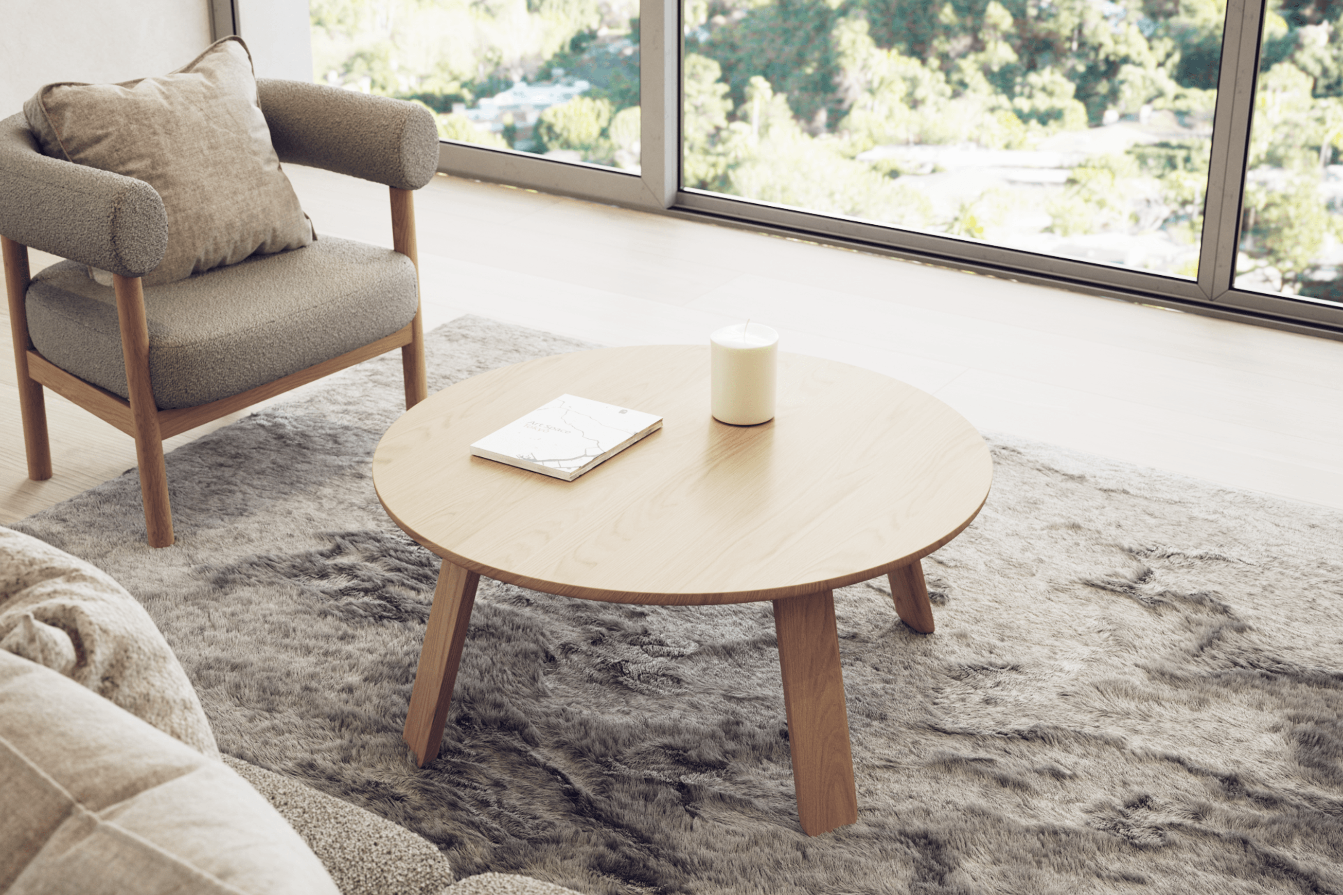Mateo Coffee Table - Round - 90cm