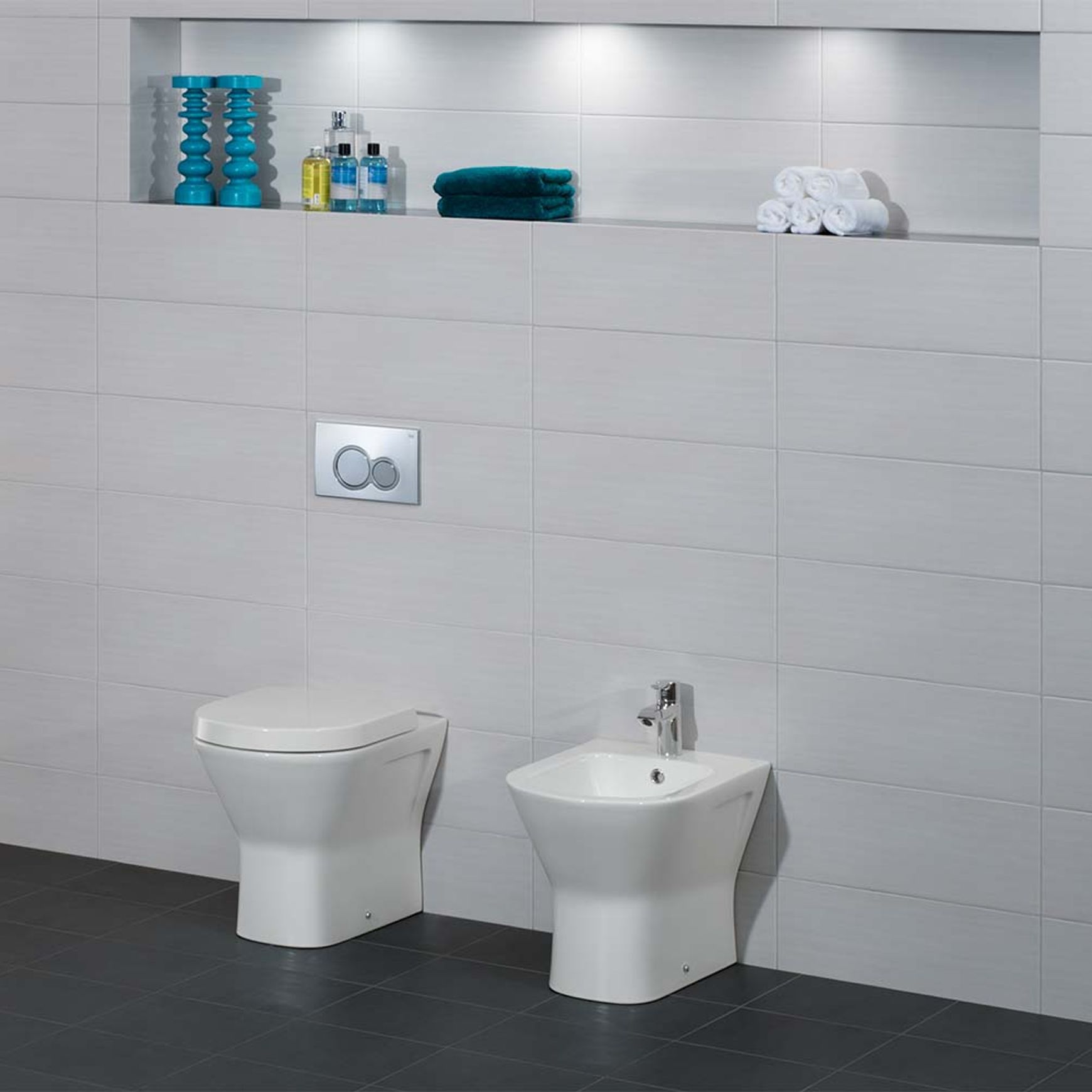 RAK Resort Rimless Wall Faced Toilet Pan