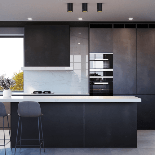 Perfect Matte Metallic Anthracite Melaboard MR-MDF