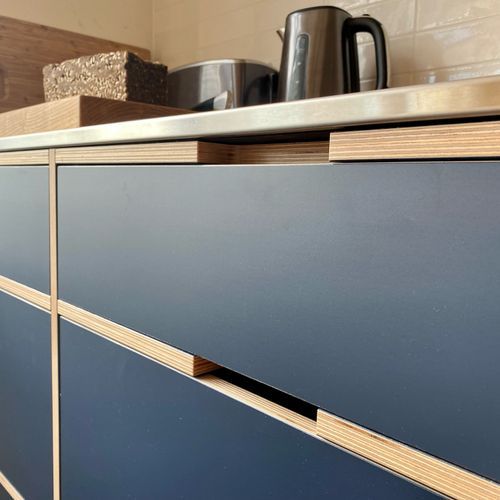 Charisma Acrylic on Birch Panels - Blue