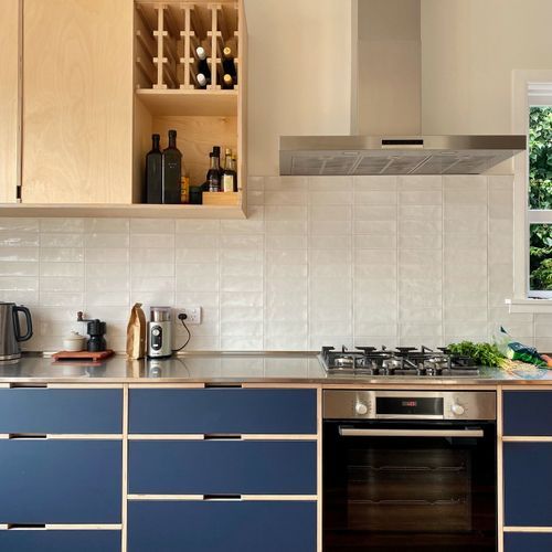 Charisma Acrylic on Birch Panels - Blue