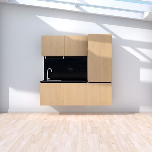 Unfloored 1800 Floating Kitchenette