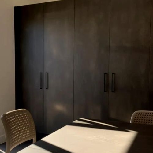 Perfect Matte Metallic Anthracite Melaboard MR-MDF