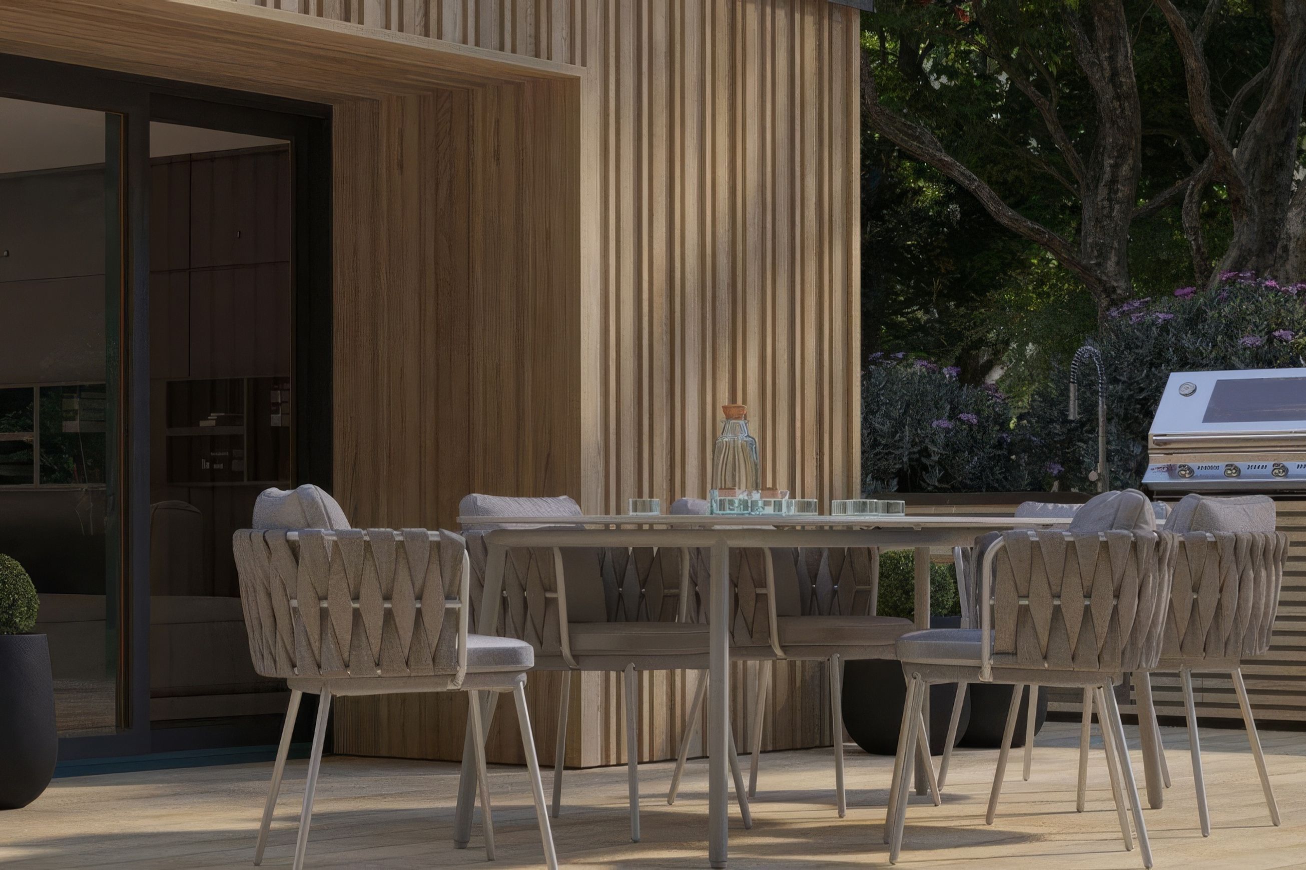 Millboard Envello Board & Batten Golden Oak Cladding