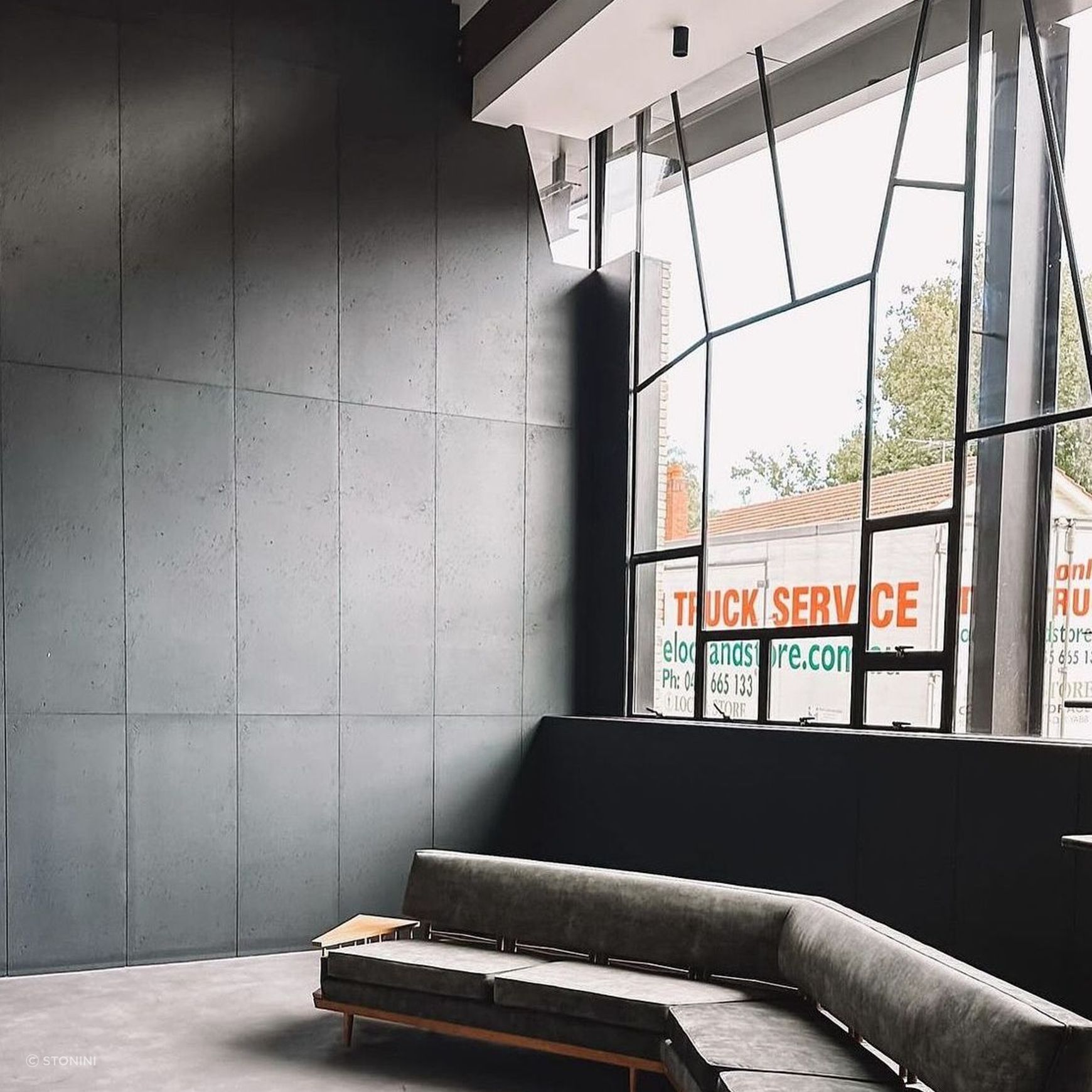 Pitted Concrete  Wall Panel