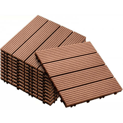 DIY Decking Tiles Redwood 300*300*20 - Pack of 10