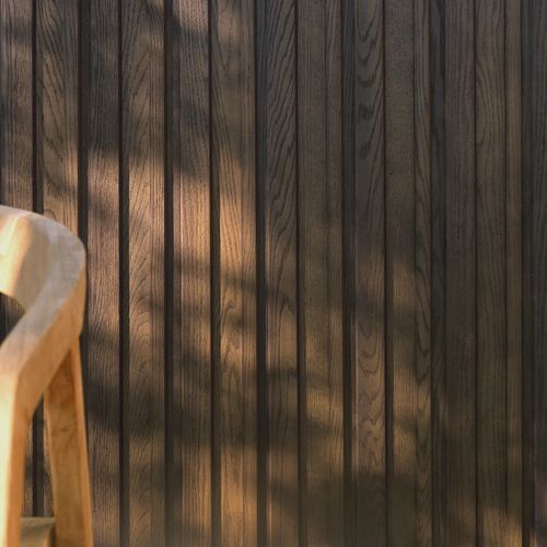 Millboard Envello Board & Batten Cladding | Antique Oak