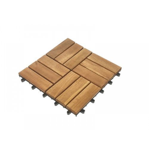 Acacia Hardwood Deck Tile 300x300x24 - pack of 10