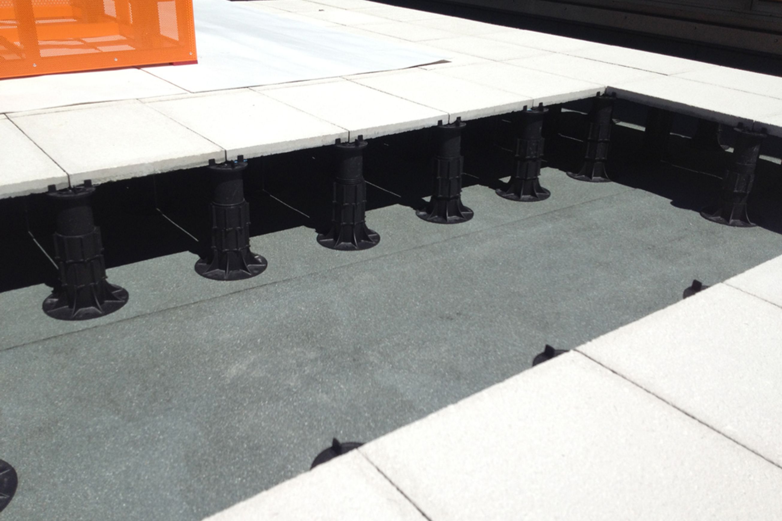 Waterproofing Pedestal Paving