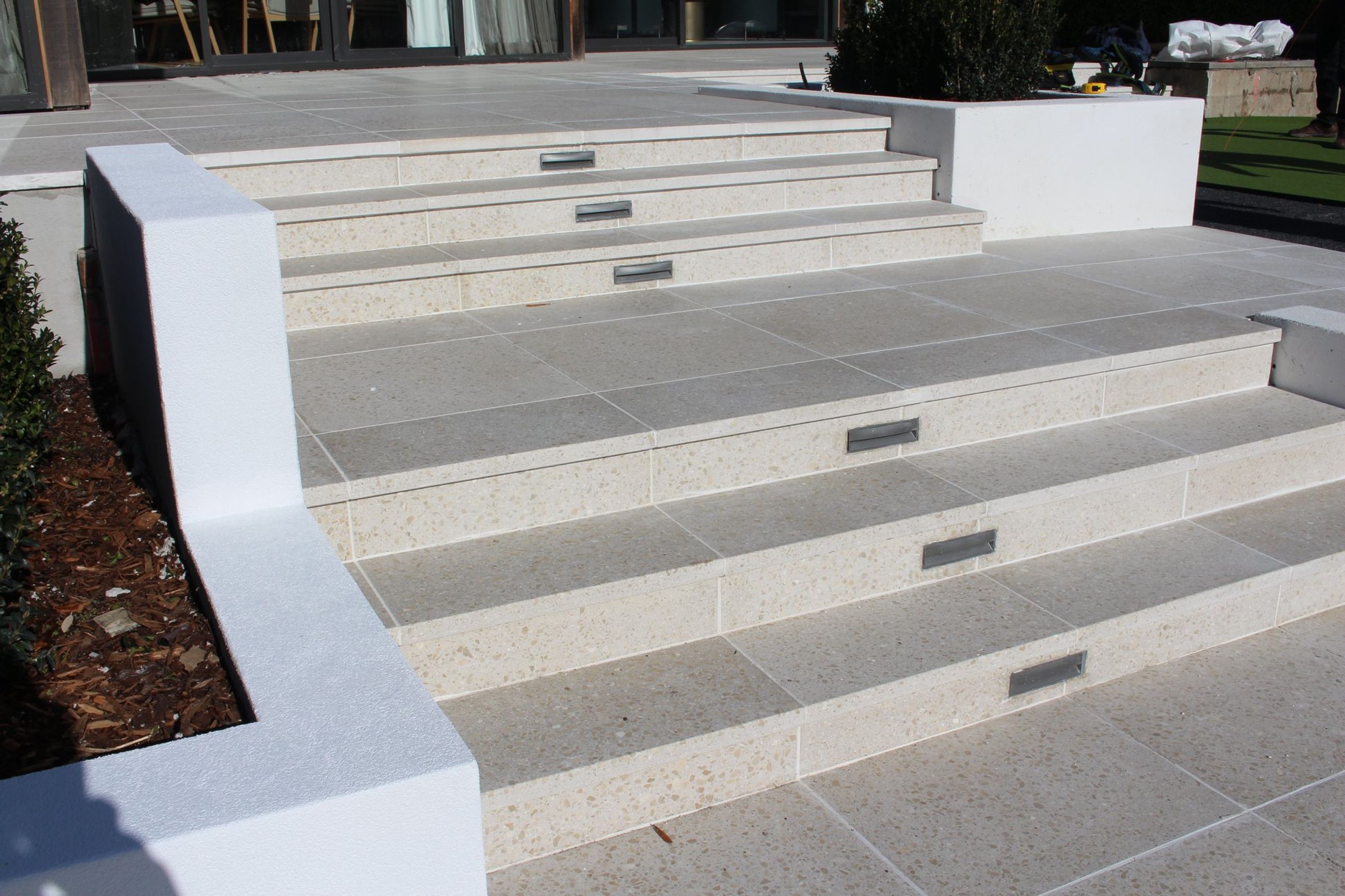 Honed Terrazzo Paving